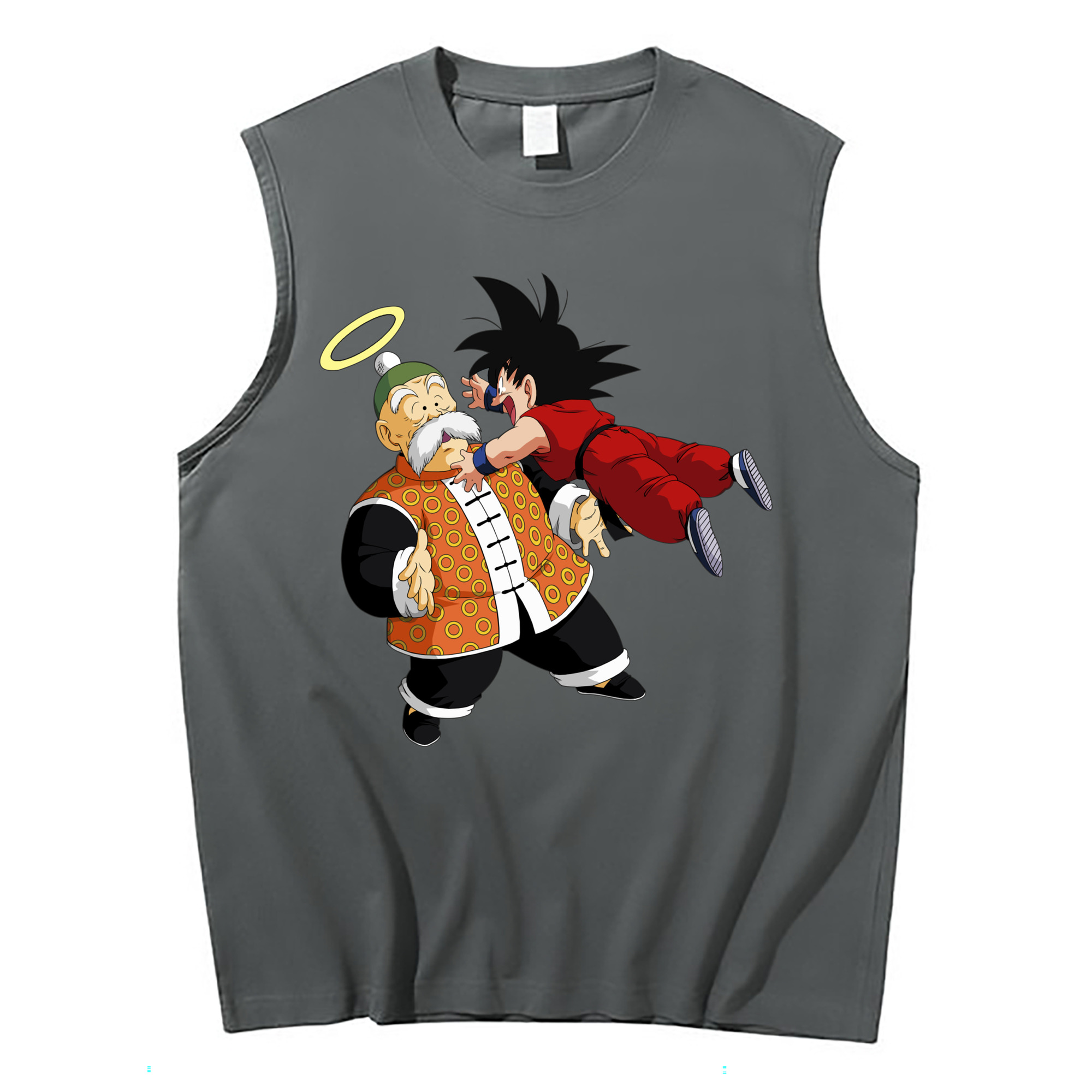 （画像用） ドラゴンボール 孫悟空（そん ごくう）Son Goku カカロット DRAGON BALL Kakarotto コットン100％タンクトップ（フロントプリント）